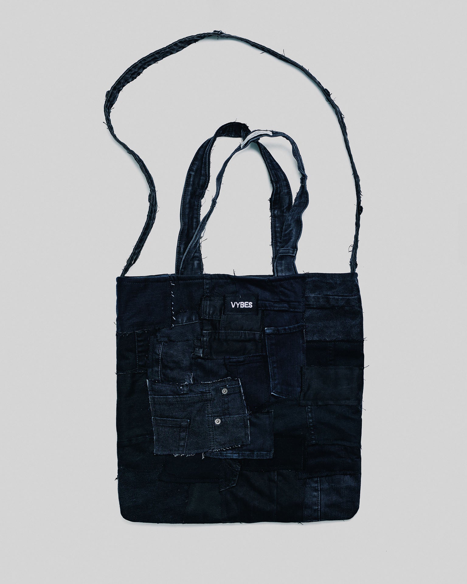 JAPANESE RECYCLED DENIM TOTES BY RAG RESERVE