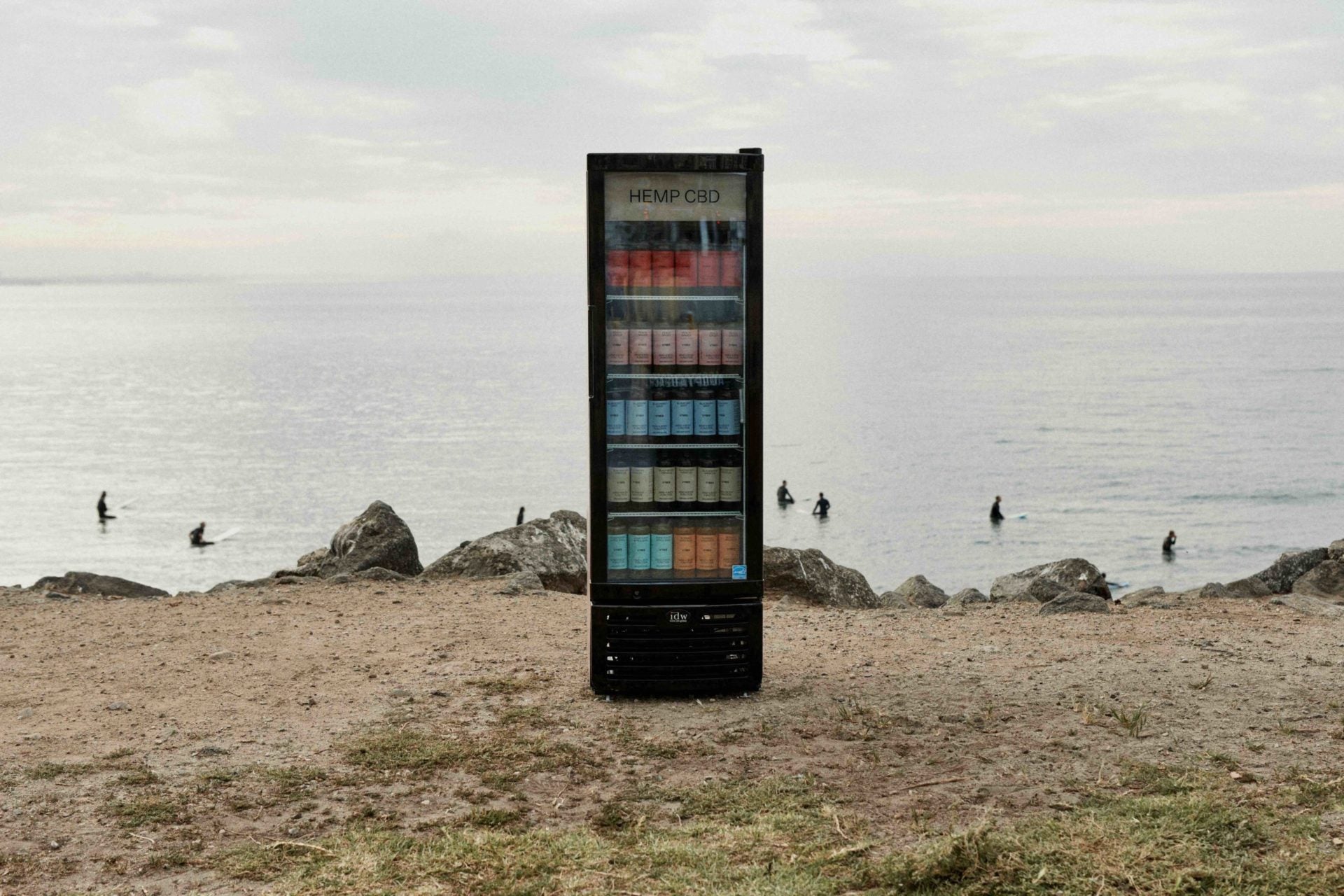 We dropped a fridge stocked with cold VYBES on a street corner